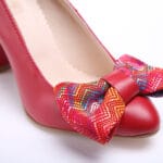 Pantofi Rosii cu Toc Gros Vagam0483 - imagine 5
