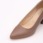 Pantofi Bej cu Toc Gros Vagam0755 - imagine 3