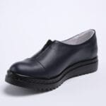 Balerini Bleumarin cu Talpa Inalta Vagam0416 - imagine 4