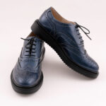 Pantofi Bleumarin cu Siret Vagam 0679 - imagine 2