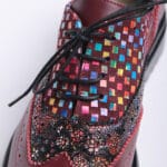 Pantofi Oxford Bordo Vagam0301 - imagine 2