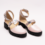 Pantofi Casual Decupati Roz Vagam 0937 - imagine 5
