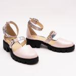 Pantofi Casual Decupati Roz Vagam 0937 - imagine 7