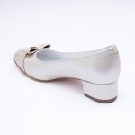 Pantofi Bej cu Toc Gros Scurt Vagam 1862 - imagine 4