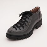 Pantofi Gri Antracit cu Siret Vagam 1019 - imagine 2