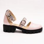 Pantofi Casual Decupati Roz Vagam 0937 - imagine 6