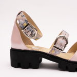 Pantofi Casual Decupati Roz Vagam 0937 - imagine 4