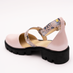 Pantofi Casual Decupati Roz Vagam 0937 - imagine 2