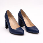 Pantofi Bleumarin cu Toc Gros Vagam0753 - imagine 7