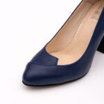 Pantofi Bleumarin cu Toc Gros Vagam0753 - imagine 3