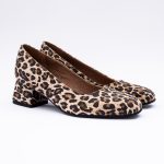 Pantofi Animal Print cu Toc Gros Scurt Vagam 1936 - imagine 2