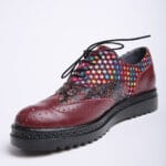 Pantofi Oxford Bordo Vagam0301 - imagine 3