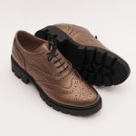 Pantofi Bronz cu Siret Vagam 1020