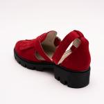 Pantofi Casual Decupati Rosii Vagam 0939 - imagine 2