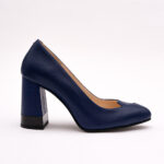Pantofi Bleumarin cu Toc Gros Vagam0753 - imagine 5