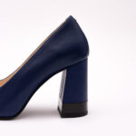 Pantofi Bleumarin cu Toc Gros Vagam0753 - imagine 4