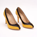 Pantofi Stiletto Galben Mustar Vagam0795 - imagine 7