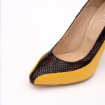 Pantofi Stiletto Galben Mustar Vagam0795 - imagine 3