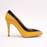 Pantofi Stiletto Galben Mustar Vagam0795 - imagine 5