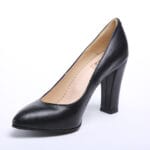 Pantofi Negri cu Toc Gros Vagam0521 - imagine 3