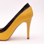 Pantofi Stiletto Galben Mustar Vagam0795 - imagine 4