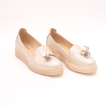 Balerini Crem cu Talpa Inalta Vagam 0868 - imagine 7