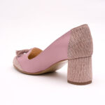 Pantofi Lila cu Toc Gros Vagam0821 - imagine 6