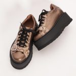 Pantofi Bronz cu Siret Vagam 1042