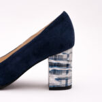 Pantofi Bleumarin cu Toc Gros Vagam0768 - imagine 4