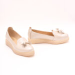 Balerini Crem cu Talpa Inalta Vagam 0868 - imagine 2