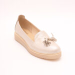 Balerini Crem cu Talpa Inalta Vagam 0868