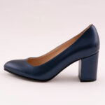 Pantofi Bleumarin cu Toc Gros Vagam0684 - imagine 4