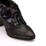 Pantofi Gri cu Toc Gros Vagam0790 - imagine 3