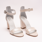 Sandale Crem cu Toc Vagam 0917 - imagine 7