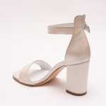 Sandale Crem cu Toc Vagam 0917 - imagine 2