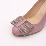 Pantofi Roz cu Toc Gros Vagam0751 - imagine 3