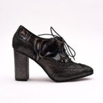 Pantofi Gri cu Toc Gros Vagam0790 - imagine 5