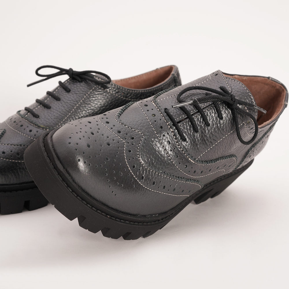 39bPantofi-Gri-cu-Siret-Vagam-1023 Pantofi Gri cu Siret Vagam 1023 - imagine 1