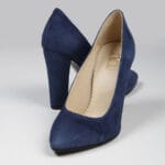Pantofi Bleumarin cu Toc Gros Vagam0183 - imagine 2