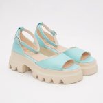 Sandale Bleu cu Talpa Inalta 1401 - imagine 2