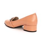 Pantofi Roz cu Toc Scurt Gros Vagam1362 - imagine 3