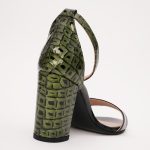 Sandale Negre cu Toc 1232 - imagine 2
