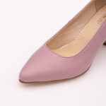 Pantofi Roz cu Toc Gros Vagam0747 - imagine 3