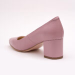 Pantofi Roz cu Toc Gros Vagam0747 - imagine 6
