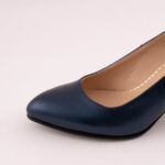 Pantofi Bleumarin cu Toc Gros Vagam0684 - imagine 5