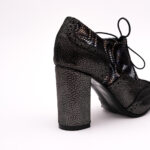 Pantofi Gri cu Toc Gros Vagam0790 - imagine 4