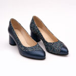 Pantofi Bleumarin cu Toc Gros Vagam0749 - imagine 7