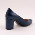 Pantofi Bleumarin cu Toc Gros Vagam0684 - imagine 3