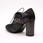 Pantofi Gri cu Toc Gros Vagam0790 - imagine 6