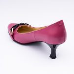 Pantofi Fucsia cu Toc Subtire Vagam 1939 - imagine 3
